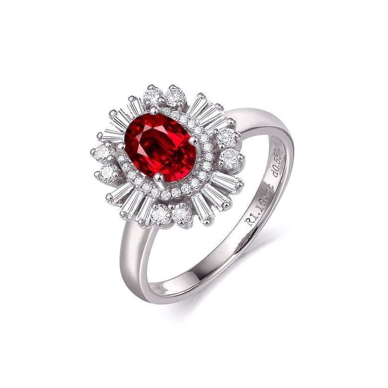 Bague de Fiançailles Rubis Cesária Évora - 1