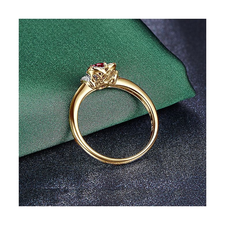 Bague Flamenca Rubis Or jaune - 6