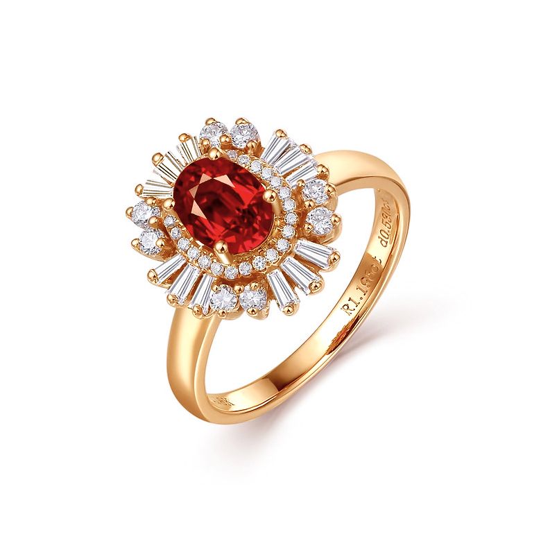 Bague de Fiançailles Rubis Cesária Évora - 1