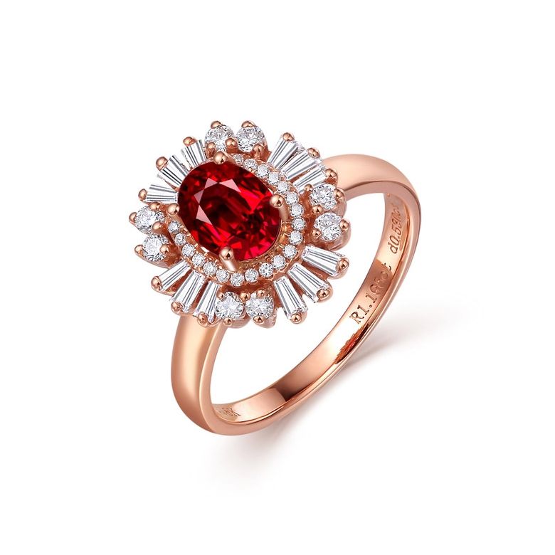 Bague de Fiançailles Rubis Cesária Évora - 1