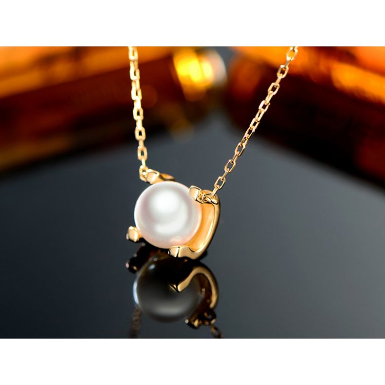 Pendentif Morita. Perles Akoya Japon et Or jaune 18cts - 7