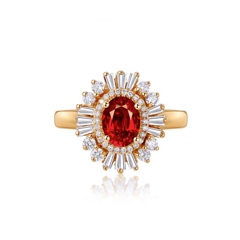 Bague de Fiançailles Rubis Cesária Évora - 2