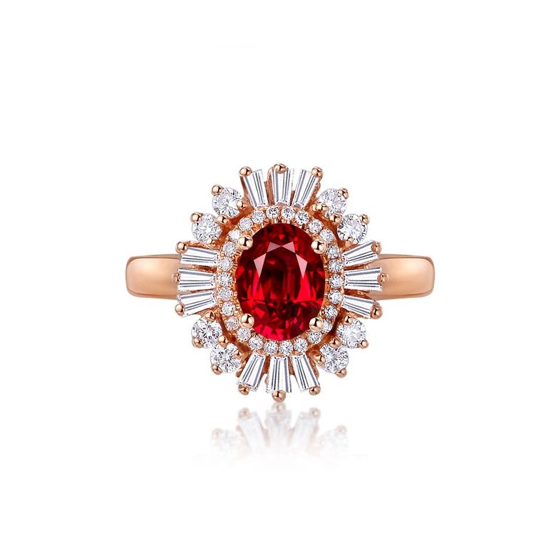 Bague de Fiançailles Rubis Cesária Évora - 2