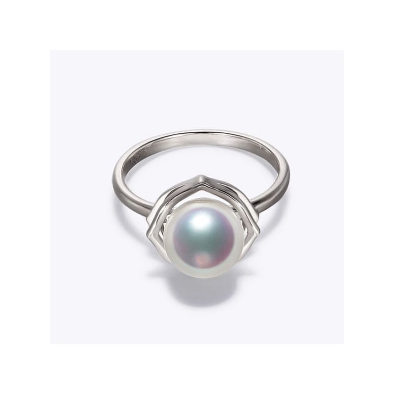 Pendentif, Bague et Boucles Coco Chanel. Perles Akoya, Or blanc, Diamants - 7