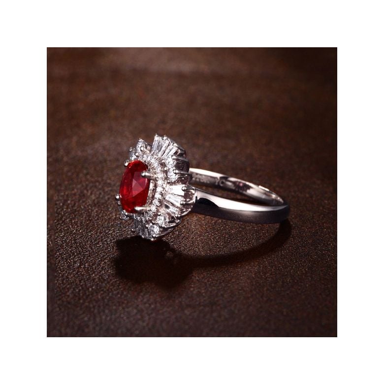 Bague de Fiançailles Rubis Cesária Évora - 5
