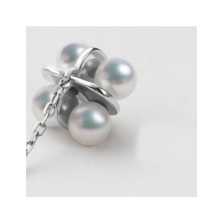 Pendentif trèfle 4 perles - 2 - 6