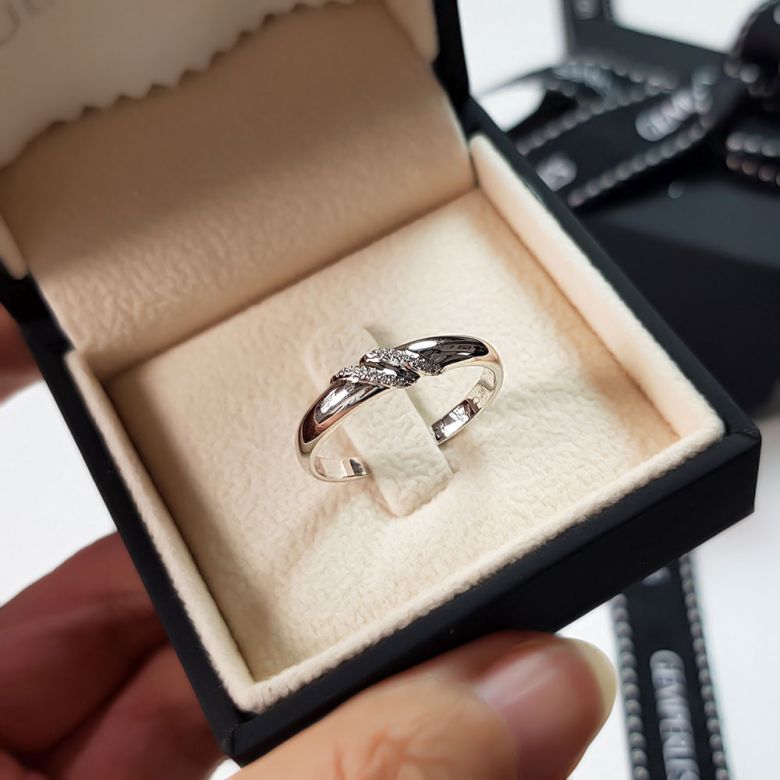 Alliance de Mariage Femme Héloïse - Or Blanc & Diamants | Gemperles - 4