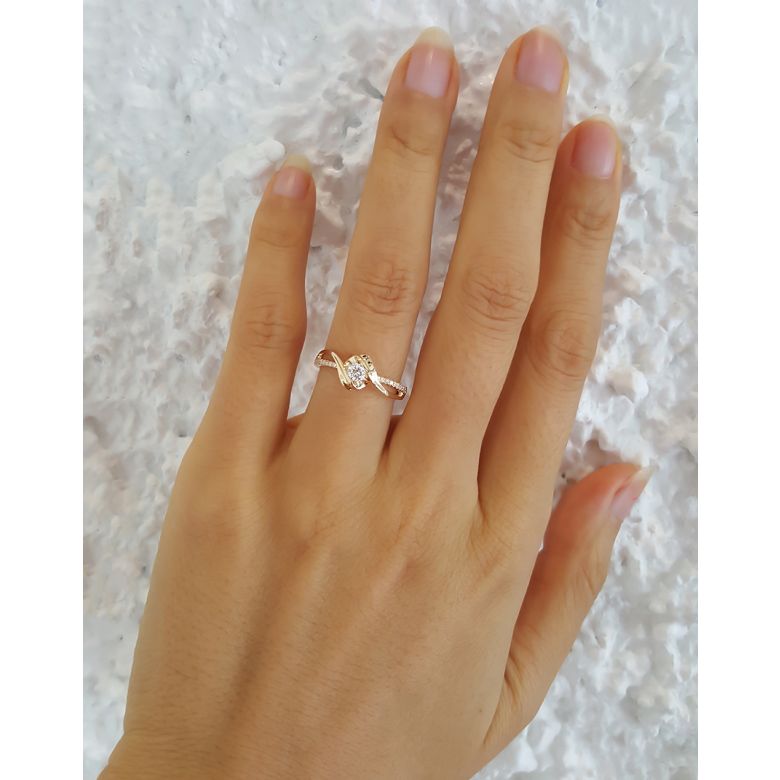 Bague Solitaire Or Jaune Alphonse de Lamartine - Méditations poétiques | Gemperles - 3