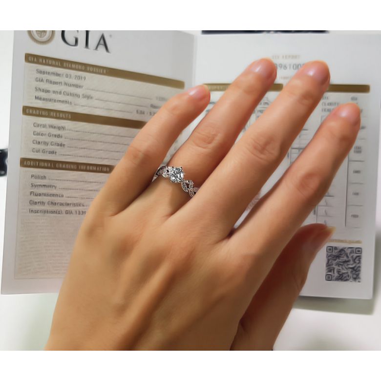 Bague Arthur Rimbaud - Sensation - Or Blanc & Diamants | Gemperles - 10