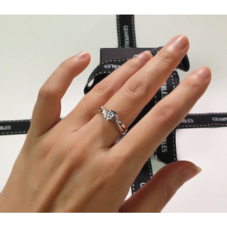 Solitaire A Julie Platine - 4
