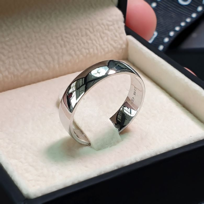 Alliance Mariage - Alliance Homme - Anneau Or Blanc 18 carats | Gemperles - 4