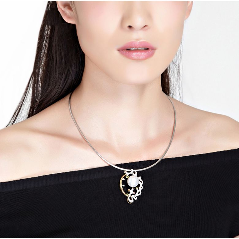Pendentif Atlantide perle des Mers du Sud - 2