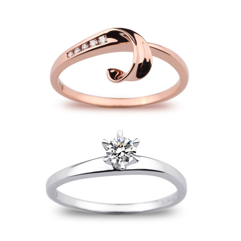 Bague Louis Aragon - Nous Dormirons Ensemble - Or Blanc, Rose | Gemperles - 6