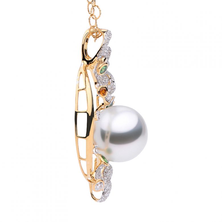 Pendentif Atlantide perle des Mers du Sud - 8