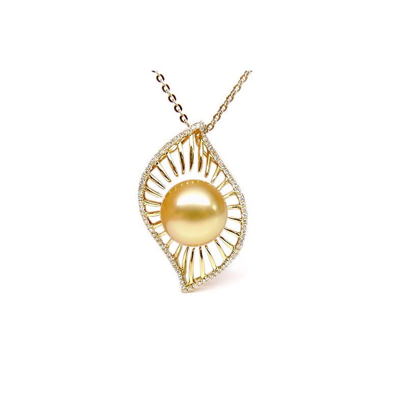 Pendentif perle d'Australie - 11/12mm - GEMME - 3