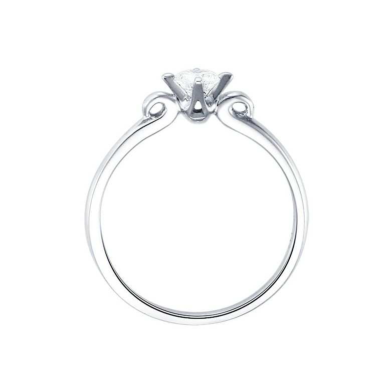 Solitaire Diamant Griffe Weston - Bague Fiancaille en Or Blanc | Gemperles - 6