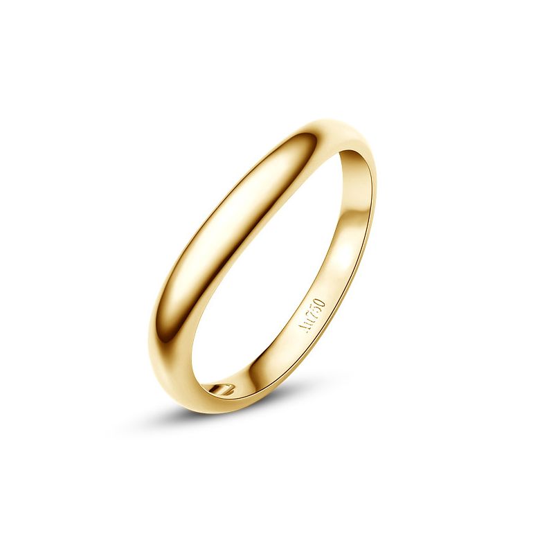 Alliance Homme. Or jaune. Diamant 0.009ct | Viktor - 1