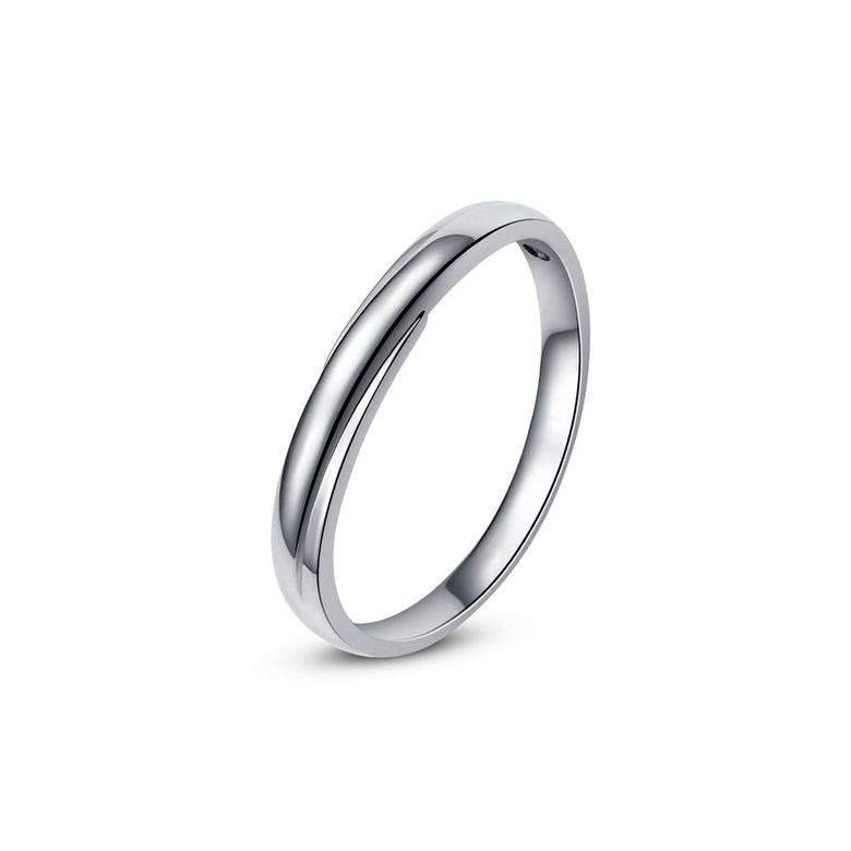 Alliance bijou mariage - Alliance Femme - Or blanc 18cts - Diamant - 1