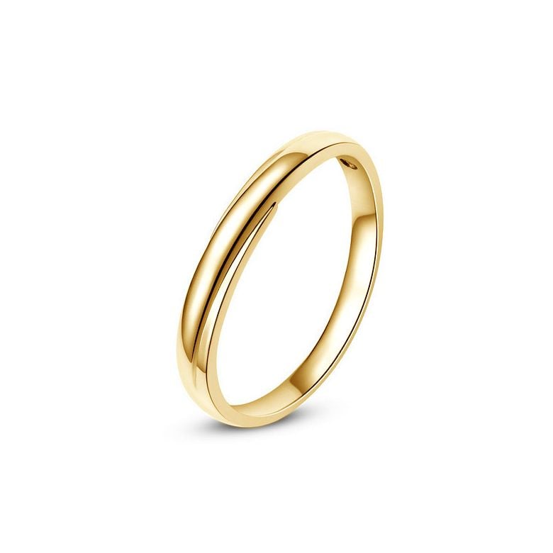 Alliance bijou mariage - Alliance Femme - Or jaune 18cts - Diamant - 1