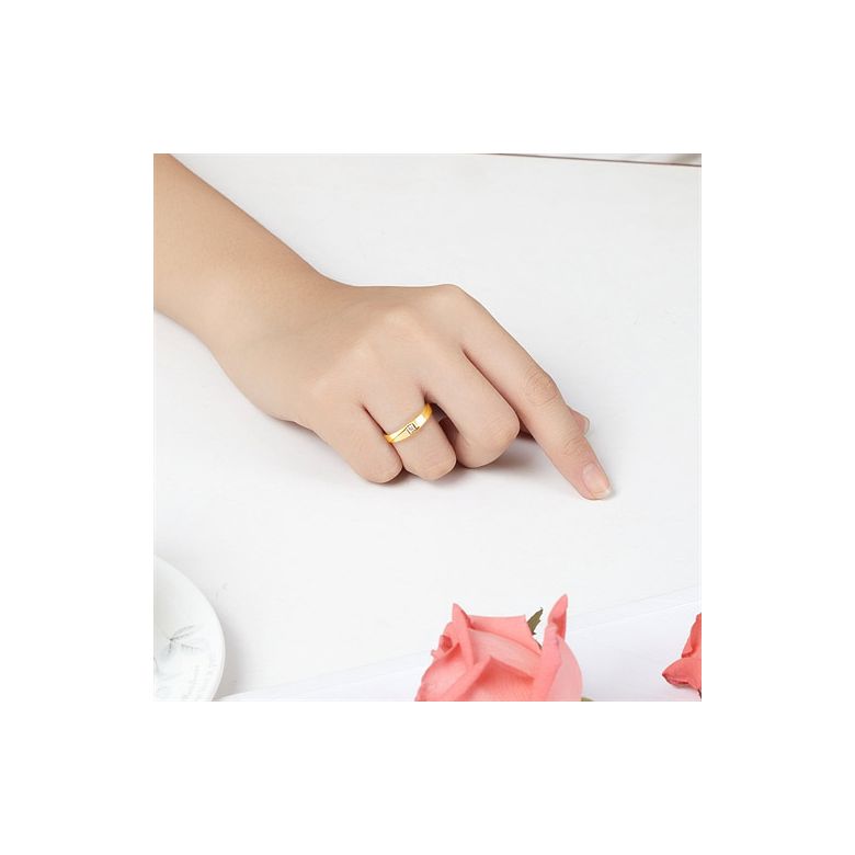 Alliance diamant sertissage demi clos - Métal or jaune 18cts - Homme - 5