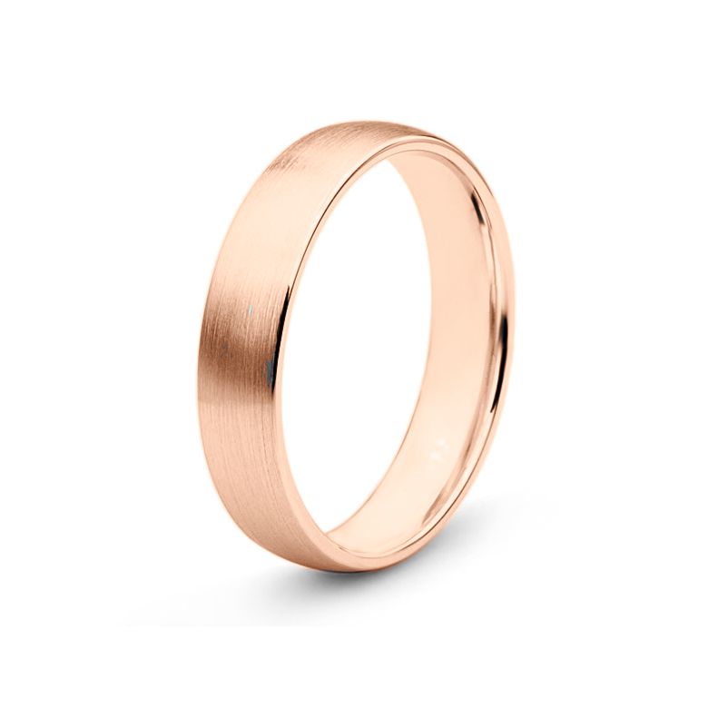 Alliance or rose - Lignes pures - Homme - 1