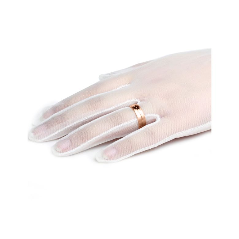 Alliance Homme lignes enchevêtrées - Or rose, diamants - 2