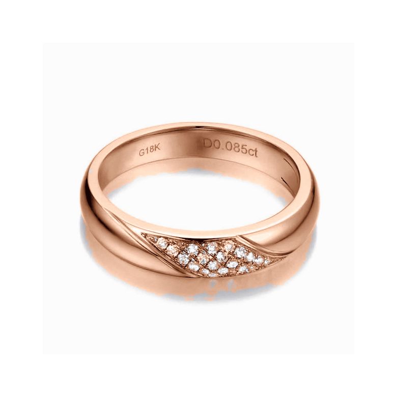 Alliance femme constellation - Or rose - Diamants | Autour de moi pour madame - 3
