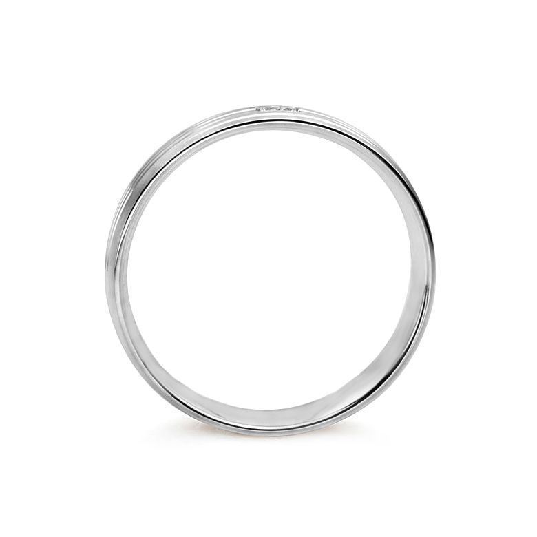 Alliance pour femme - Or Blanc et diamants | Une vie avec toi - 4