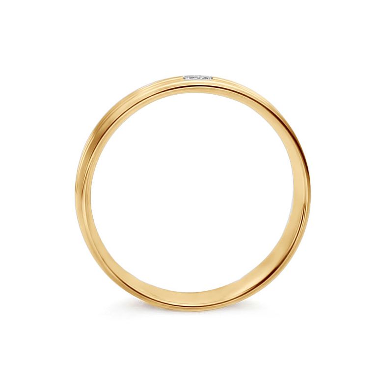 Alliance pour femme - Or jaune et diamants | Une vie avec toi - 7
