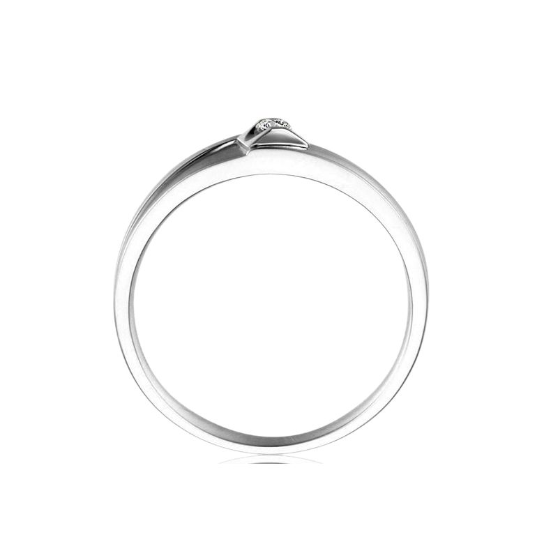 Alliance Renzo Brossée et Polie Platine, Diamant | Gemperles - 4