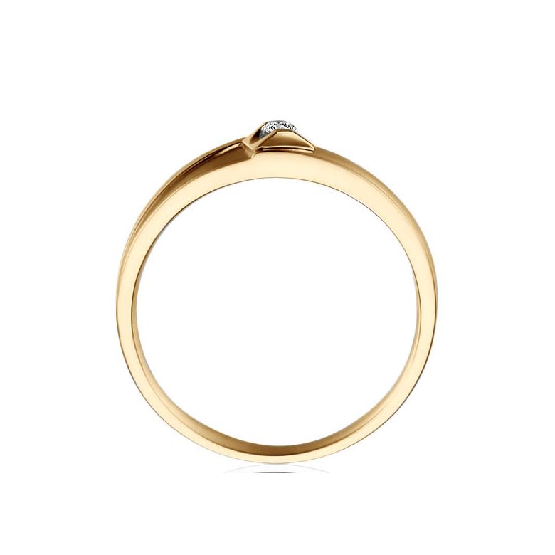 Alliance Renzo Brossée et Polie Or Jaune, Diamant | Gemperles - 4