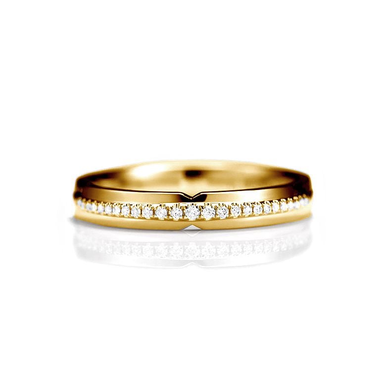 Alliance de Mariage Frida - Or Jaune - 1