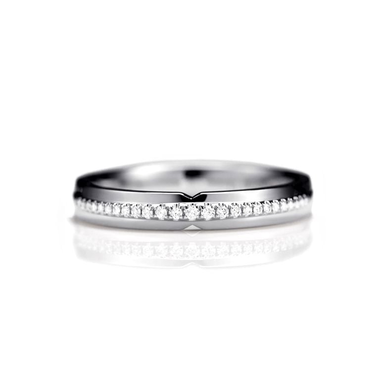 Alliance de Mariage Frida Platine - 1