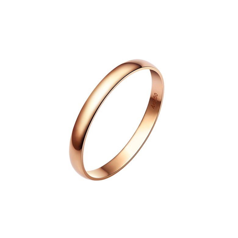Alliance Mariage - Alliance Homme - Anneau Or Rose 18 carats | Gemperles - 1