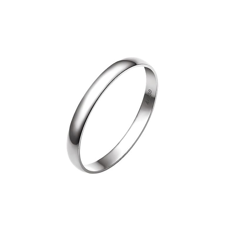 Alliance Mariage - Alliance Homme - Anneau Or Blanc 18 carats | Gemperles - 1