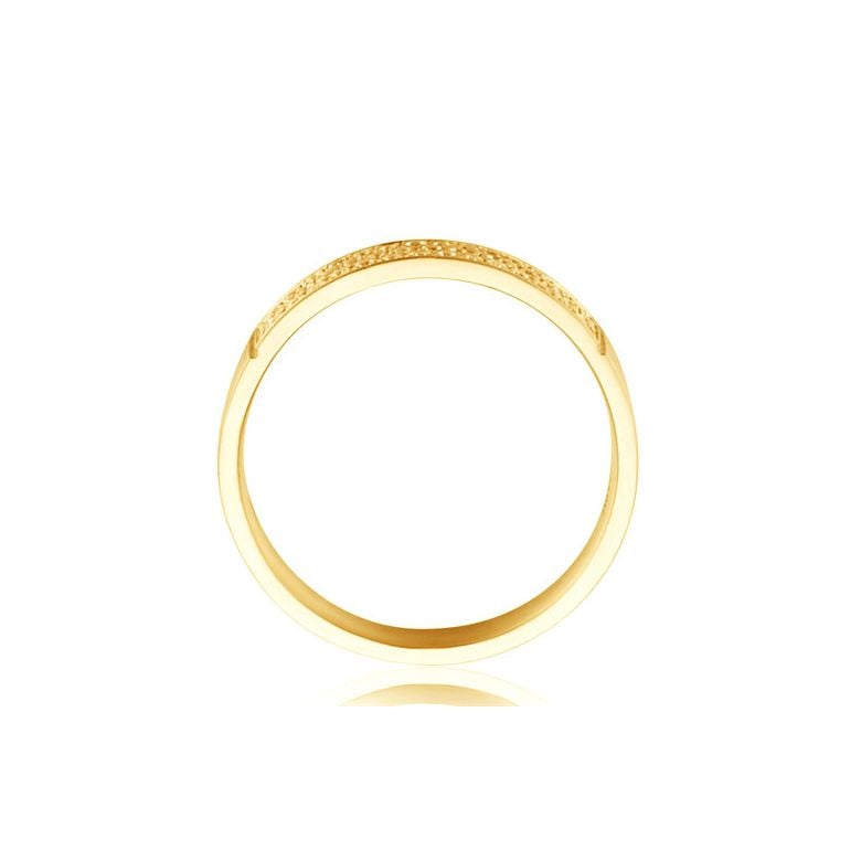 Alliance Or Jaune Narkisse - Alliance de Fiançaille en Diamant - Femme | Gemperles - 5