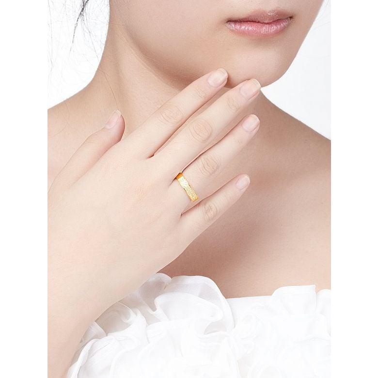 Alliance Or Jaune Narkisse - Alliance de Fiançaille en Diamant - Femme | Gemperles - 6