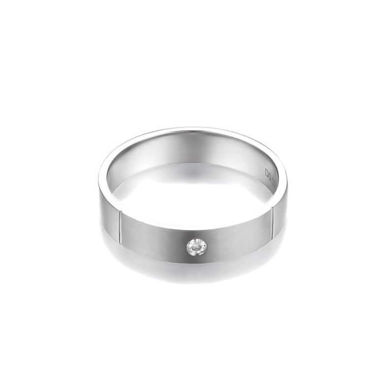 Alliance Mariage Homme Platine - 2