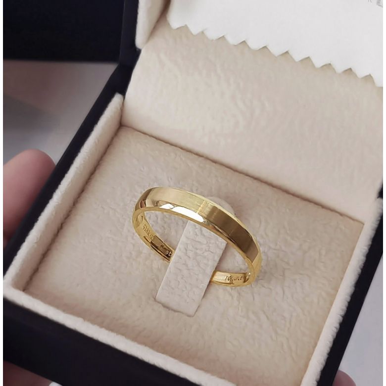 Alliance Homme. Or jaune. Diamant 0.007ct | Dominik - 2