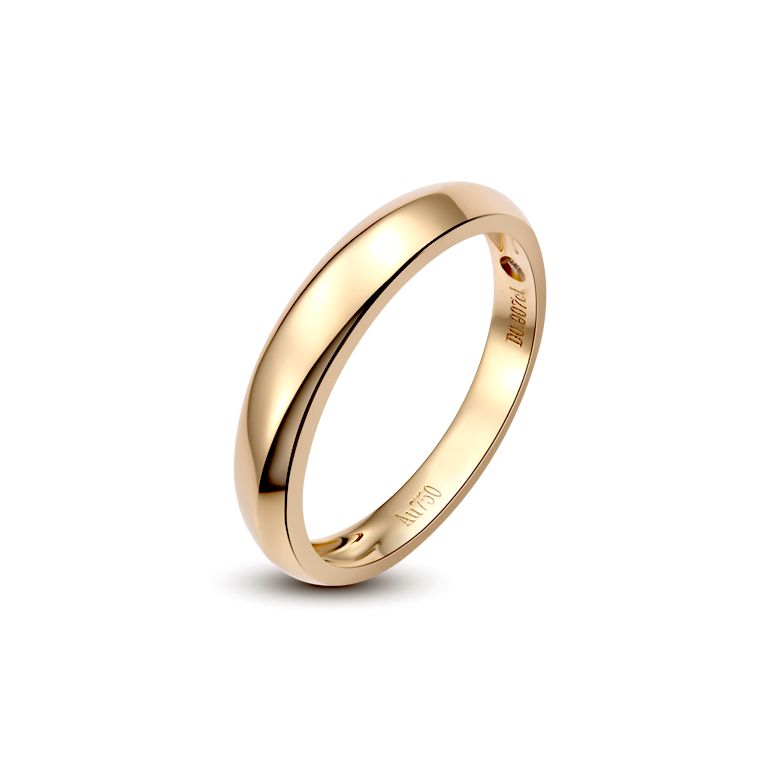 Alliance Homme. Or jaune. Diamant 0.007ct | Dominik - 1