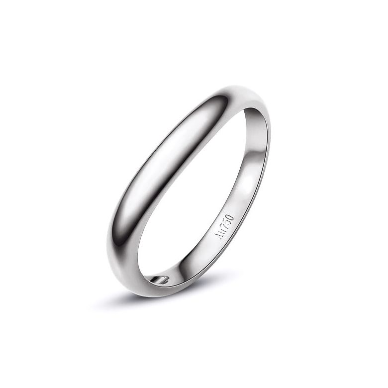Alliance Homme. Platine. Diamant 0.009ct | Viktor - 1