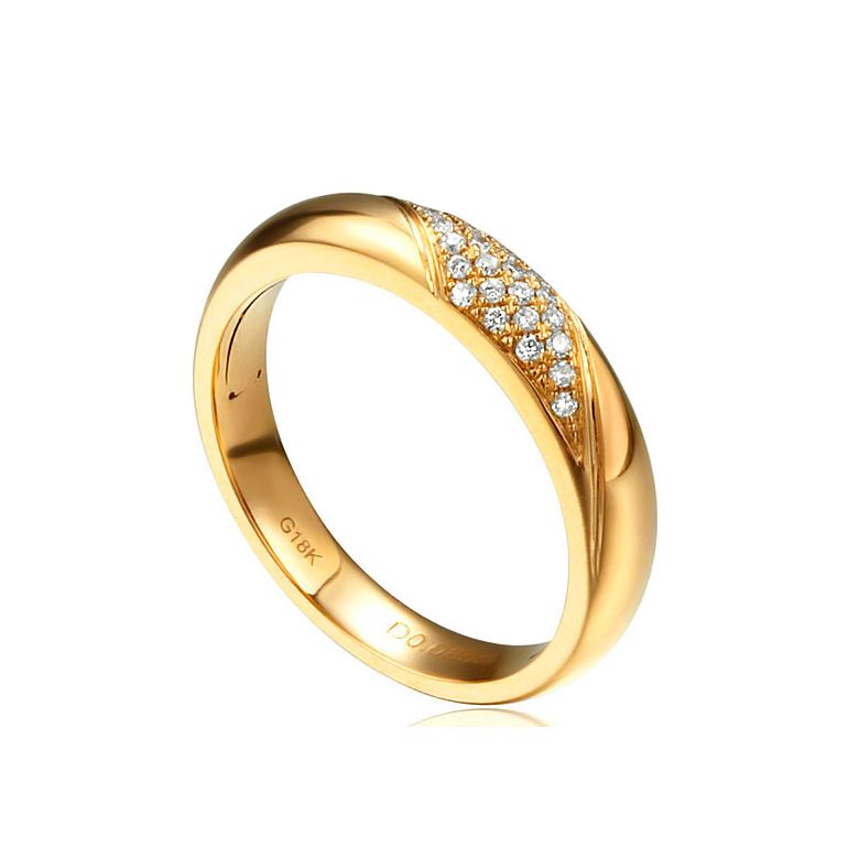Alliance femme constellation - Or jaune - Diamants | Autour de moi pour madame - 1