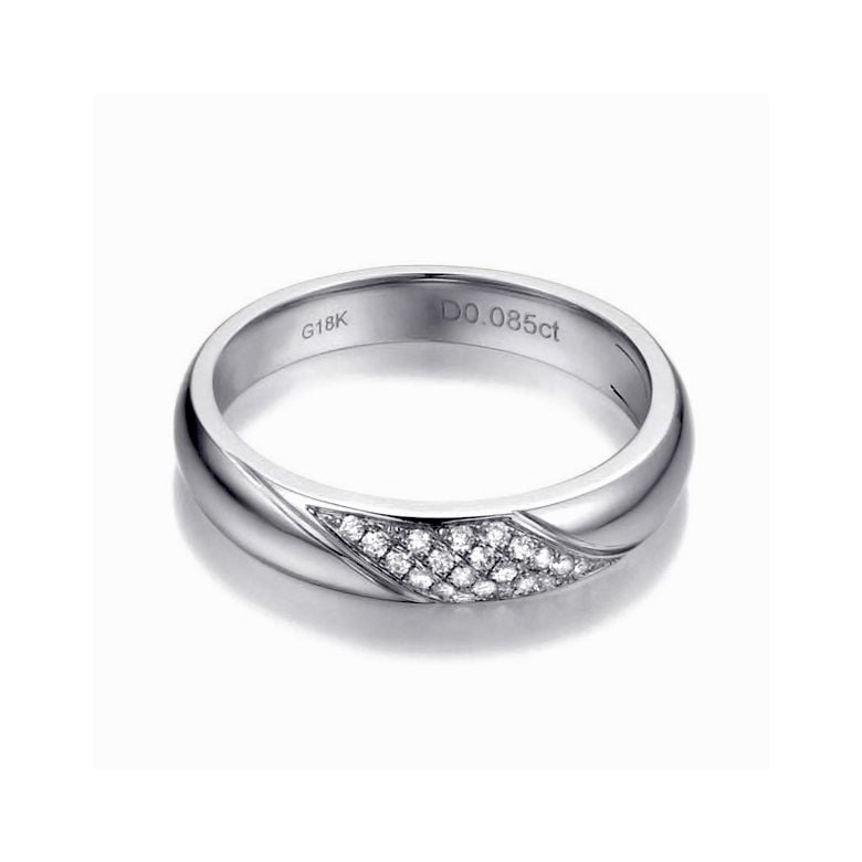 Alliance femme constellation - Or blanc - Diamants | Autour de moi pour madame - 3