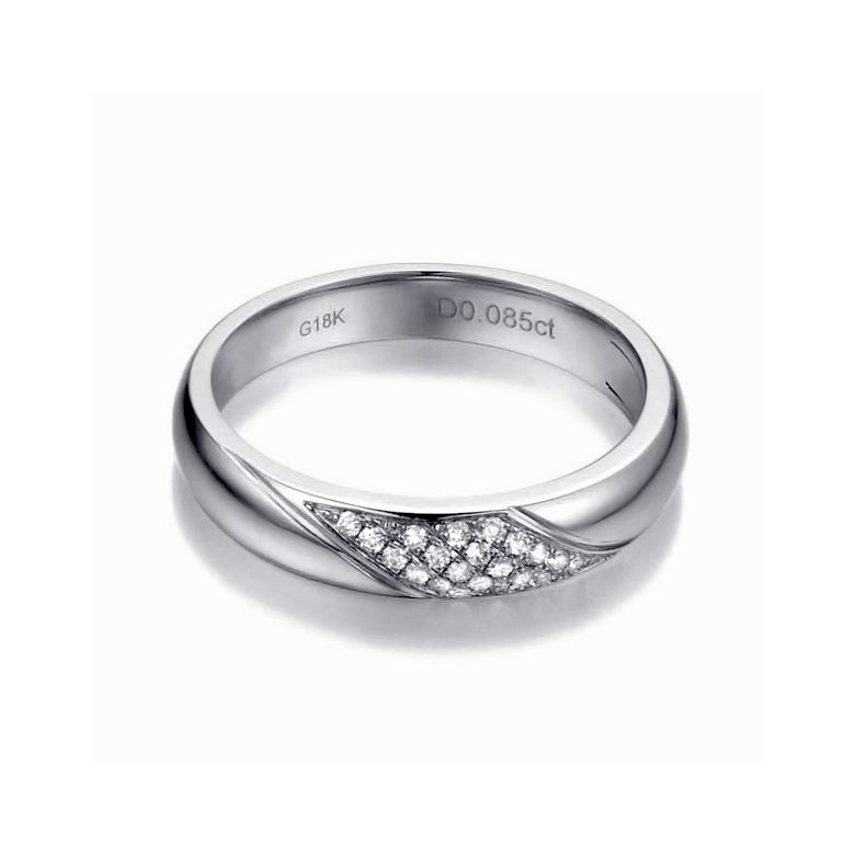Alliance femme constellation.  Platine & Diamants | Autour de moi pour madame - 2