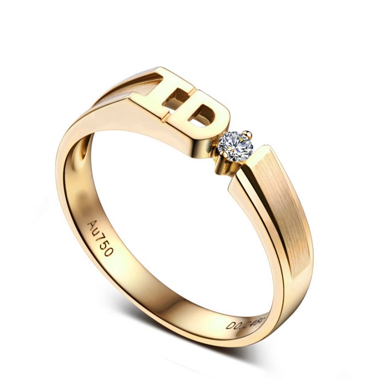 Alliance I DO - Alliance Femme Or jaune - Diamant - 1