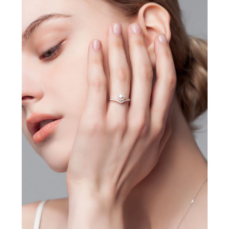 Bague Réflexion 3 or rose - 3