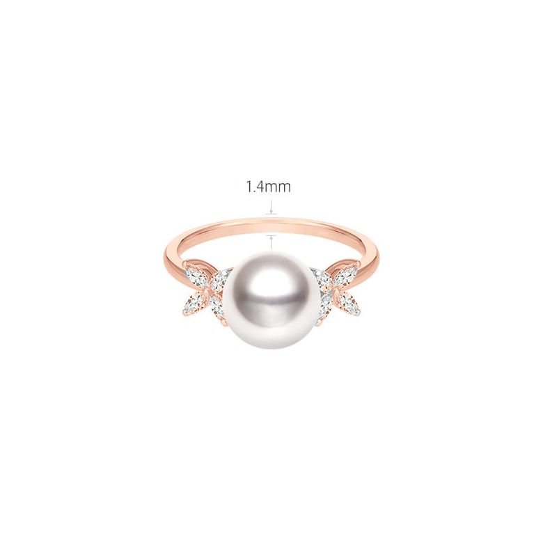 Bague Symphonie Nuptiale Or rose - 6