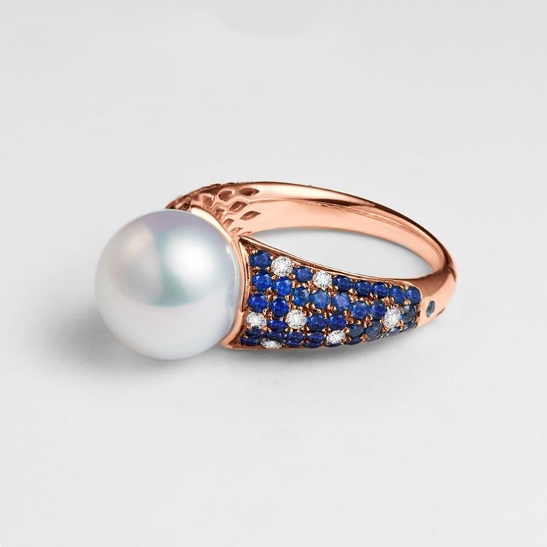 Bague Merlin l'Enchanteur or rose - 2