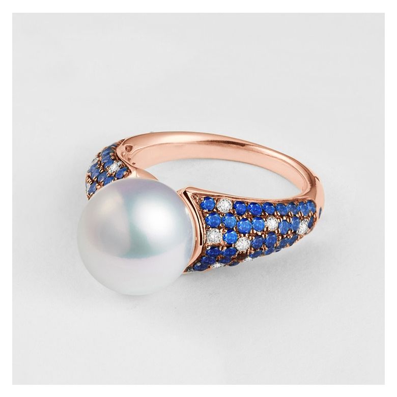 Bague Merlin l'Enchanteur or rose - 4