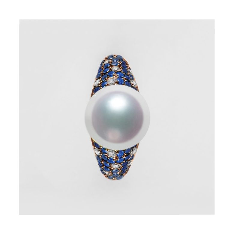 Bague Merlin l'Enchanteur or rose - 5